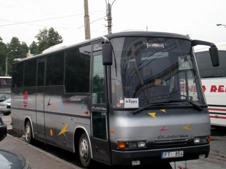 Bus rental in Genoa, Genova, Genoa Cristoforo Colombo Airport, Liguria, Italy MAN 30 seats